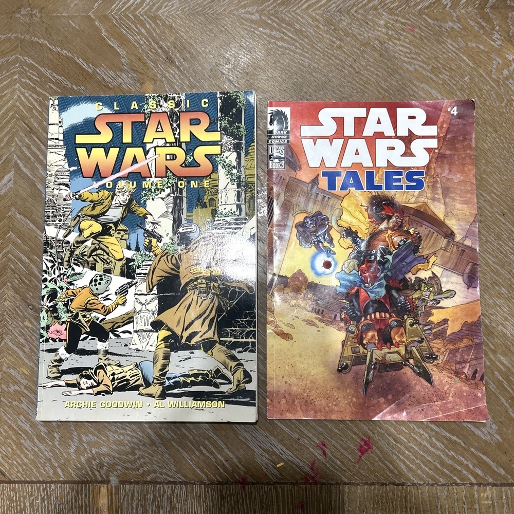 Star Wars Classics Volume One Graphic Novel 1994 + Tales #4 Dark Horse Comics